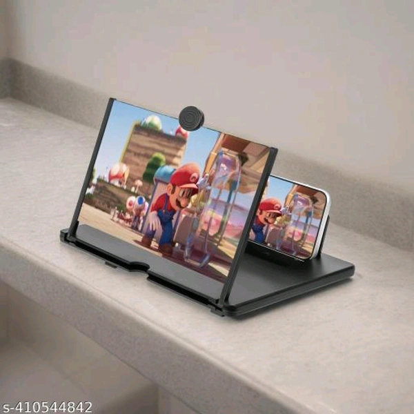Mobile Phone Holder PCENF5419 With Video Screen Amplifier, Mobile Phone 3D Screen Magnifier, Mobile video screen larger, mobile big screen, mobile screen, home theatre, home projector, cinematic movie viewer, vr boxes, 3d video enhancers, support all phonesName: Mobile Phone Holder With Video Screen Amplifier, Mobile Phone 3D Screen Magnifier, Mobile video screen larger