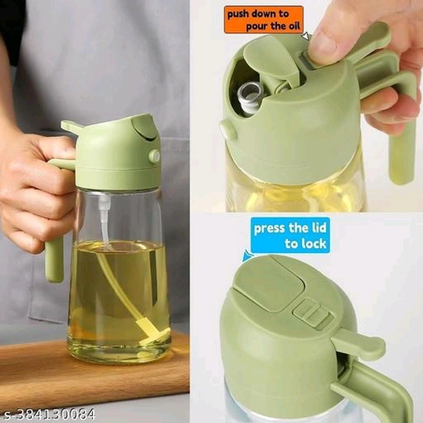 Generic PCENF5428  Oil Sprayer And Dispenser Bottle for Kitchen,2 in 1 Olive Oil Mist Sprayer and Oil Dispenser 500ML for Cooking,BBQ, Air Fryer, Salad, Frying, BakingName: Generic Oil Sprayer And Dispenser Bottle for Kitchen,2 in 1 Olive Oil Mist Sprayer and Oil Dispenser 500ML for Cooking,BBQ, Air Fryer, Salad, Frying, BakingMaterial: GlassProduct Breadth
