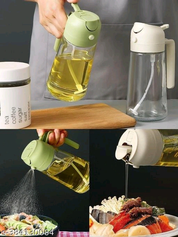 Generic PCENF5428  Oil Sprayer And Dispenser Bottle for Kitchen,2 in 1 Olive Oil Mist Sprayer and Oil Dispenser 500ML for Cooking,BBQ, Air Fryer, Salad, Frying, BakingName: Generic Oil Sprayer And Dispenser Bottle for Kitchen,2 in 1 Olive Oil Mist Sprayer and Oil Dispenser 500ML for Cooking,BBQ, Air Fryer, Salad, Frying, BakingMaterial: GlassProduct Breadth