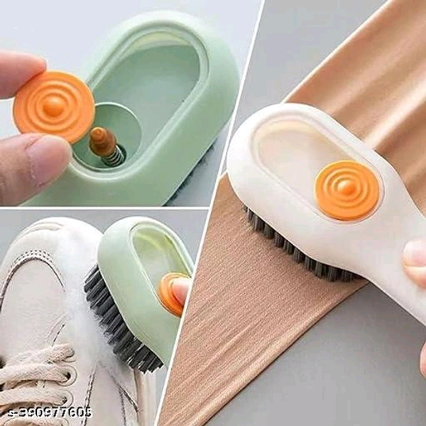 Liquid PCENF54329 Adding Soft Fur Cleaning Brush, Multifunctional Shoe Brush, Long Handle Liquid Adding Cleaning Brush Clothes Cleaning Tools Name: Liquid Adding Soft Fur Cleaning Brush, Multifunctional Shoe Brush, Long Handle Liquid Adding Cleaning Brush Clothes Cleaning Tools Material: PlasticType: ScrubProduct Breadth: 1.5 CmProduct Height