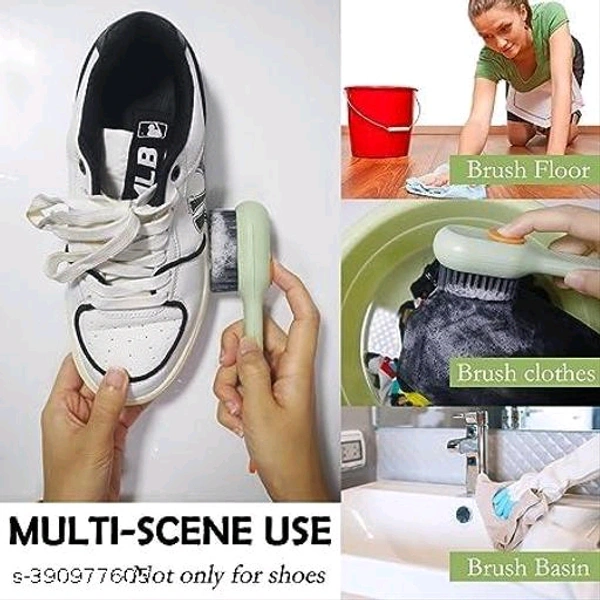 Liquid PCENF54329 Adding Soft Fur Cleaning Brush, Multifunctional Shoe Brush, Long Handle Liquid Adding Cleaning Brush Clothes Cleaning Tools Name: Liquid Adding Soft Fur Cleaning Brush, Multifunctional Shoe Brush, Long Handle Liquid Adding Cleaning Brush Clothes Cleaning Tools Material: PlasticType: ScrubProduct Breadth: 1.5 CmProduct Height