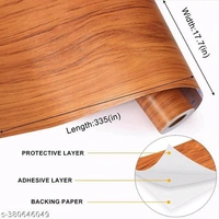 60*200CM PCENF5434 DIY Wall Paper/Wall Sticker Self Adhesive Wooden Wallpaper for Walls Living Room Bed Room Decoration Interior Exterior Easily Removable Furniture Make Over Dark GoldenName: 60*200CM DIY Wall Paper/Wall Sticker Self Adhesive Wooden Wallpaper for Walls Living Room Bed Room Decoration Interior Exterior Easily Removable Furniture Make Over Dark GoldenMaterial - Tan