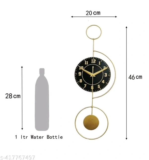 SHREEARTANDCRAFT PCENF5437 Anlong beautiful wall Clock,Premium Quality Analog Wall ClockName: SHREEARTANDCRAFT Anlong beautiful wall Clock,Premium Quality Analog Wall ClockMaterial: MetalType: AnalogIdeal For: All PurposeProduct Length: 18 InchProduct Height: 1.5 InchProduct Breadth: 10 InchNet Quantity (N): 1wall clockwall clock for homewall clock