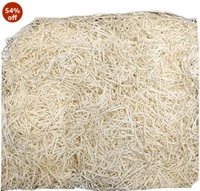 Eenfnety ™ Shredded Paper Grass for Packing (1 Pack of 100gram) Decoration, Hamper, Basket Filling, Gift, Box, Craft, DIY Paper Fillers Strips (Multicolour) - White
