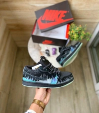 AIR JORDANS 1 LOW HALLOWEEN BLACK CAT - 41