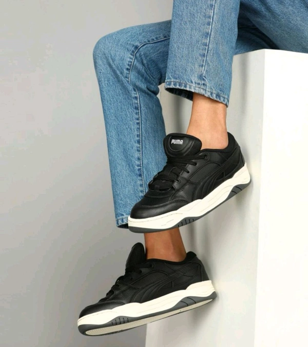 PUMA SUEDE 180 BLACK WHITE - 43