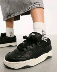 PUMA SUEDE 180 BLACK WHITE - 43