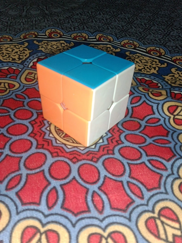 2×2 Rubik's Cube _ HIGH SPEED smooth Turnning Light Wheat - 5 Cm