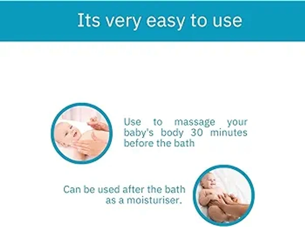 Earth Bay Earthbaby Ayurvedic Baby Massage Oil, Certified 100% Natural Origin (20) ml - 20