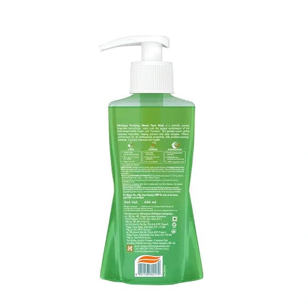 Himalaya Purifying Neem Face Wash, 400 Ml - 400 ML
