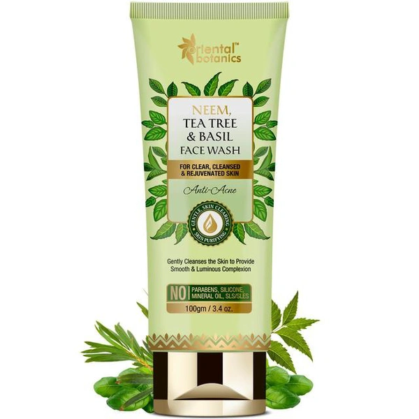 St Botanica St. Botanica Neem, Tea Tree And Basil Anti Acne Face Wash, 100ml - 100 ml