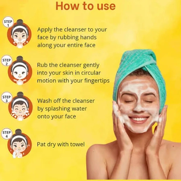 Globus Naturals Aloe vera Anti-ageing Enriched With Glycerin & Oil Control Formula Face Wash - Yellow, 75 G