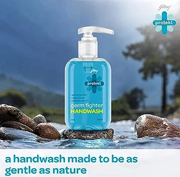 Godrej Mr Magic Godrej Protekt Germ Fighter Handwash Refill Pack | Aqua | Germ Protection & Soft on Hands - 1.5 L - 1.5 L