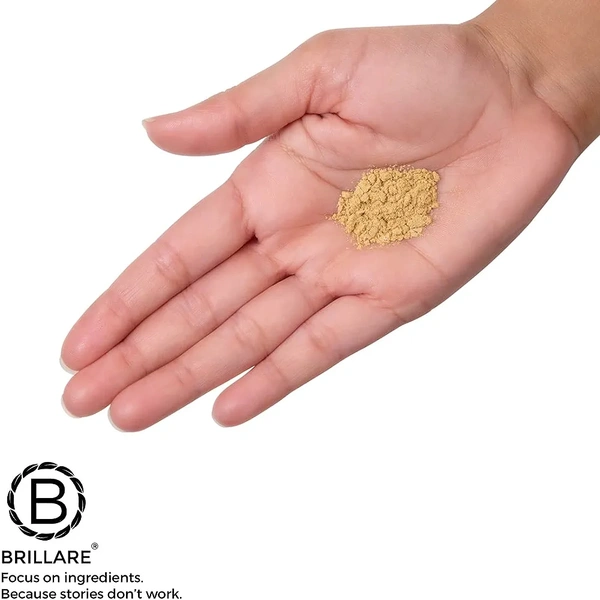 Billare Brillare Vitamin C Face Wash | for Pigmentation & Dark Spots Coconut Skin Brightening 100% Natural Powder Facewash - Raw Sienna