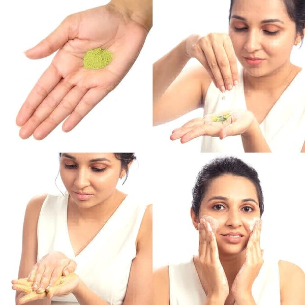 Billare Brillare Vitamin C Face Wash | for Pigmentation & Dark Spots Coconut Skin Brightening 100% Natural Powder Facewash - Lochmara