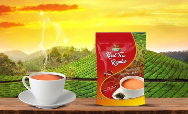 The Real Tea THF REAL TEA REGULAR 250GM Black Tea Pouch  (250 g) - 250G