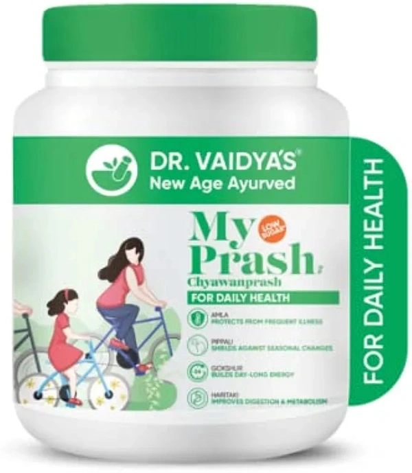 DR. VAIDYA'S new age ayurveda MyPrash Chyawanprash for Daily Health, Immunity Booster, Nourish Stamina & Energy, Ayurvedic, Natural, All Age Groups, Rich in Antioxidants, Anti-aging, 1 Kg (Pack of 1)