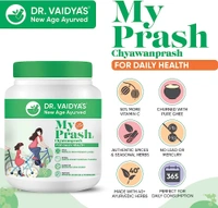 Dr VAIDYA DR. VAIDYA'S new age ayurveda MyPrash Chyawanprash for Daily Health, Immunity Booster, Nourish Stamina & Energy, Ayurvedic, Natural, All Age Groups, Rich in Antioxidants, Anti-aging, 1 Kg (Pack of 1) - 500g