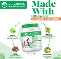 Dr VAIDYA DR. VAIDYA'S new age ayurveda MyPrash Chyawanprash for Daily Health, Immunity Booster, Nourish Stamina & Energy, Ayurvedic, Natural, All Age Groups, Rich in Antioxidants, Anti-aging, 1 Kg (Pack of 1) - 500g