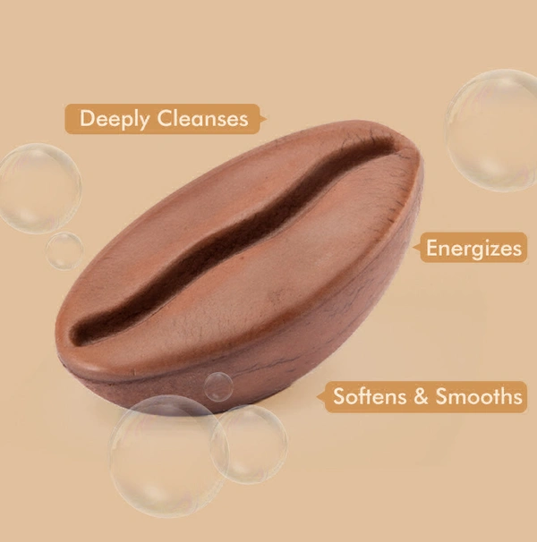 Mcaffeine Deep Cleansing Coffee Bathing Soap for Soft & Smooth Skin - 75g - Natural & 100% Vegan