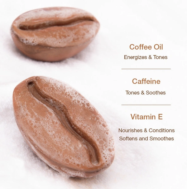 Mcaffeine Deep Cleansing Coffee Bathing Soap for Soft & Smooth Skin - 75g - Natural & 100% Vegan