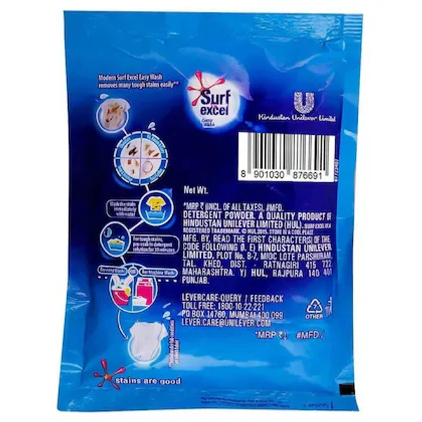 Surf Excel Easy Wash Detergent Powder 75 G