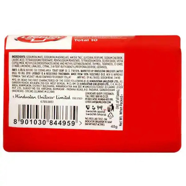 Lifebuoy Total 10 Germ Protection Soap 40 g