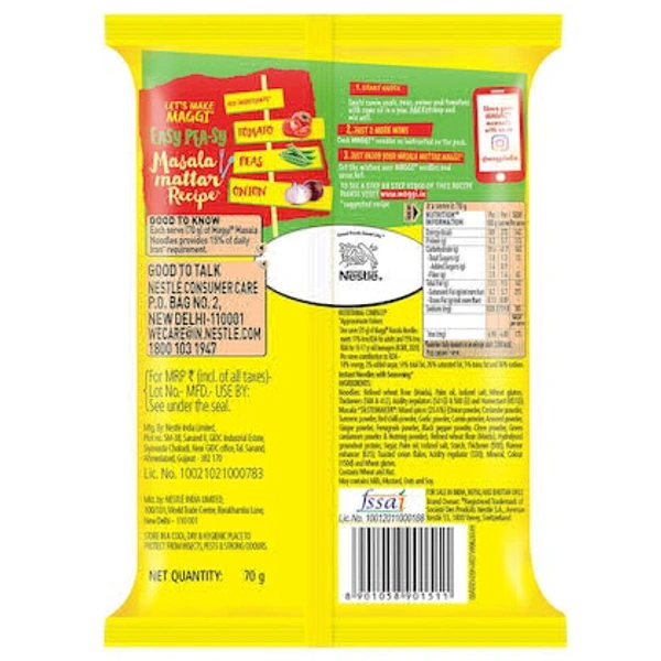 Nestle Maggi 2-Minute Masala Noodles 70 g