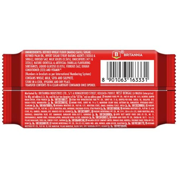Britannia Tiger Glucose Biscuit - Ready To Eat, Crunchy Snack, 42.7 g Pouch