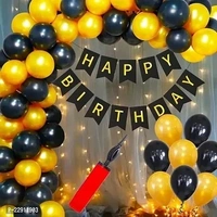 Happy Birthday Decoration Combo Kit With Banner Balloons - Free, Hokey Pokey