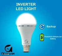 LED Rechargeable Emergency Inverter Bulb  - White, Free