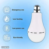 LED Rechargeable Emergency Inverter Bulb  - White, Free