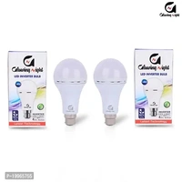 LED Rechargeable Emergency Inverter Bulb  - White, Free