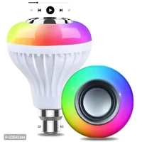 Premium Quality Smart Lighting Music Bulb With Bluetooth Speaker Music Color Changing Bulb, Dj Lights With Remote Control Music Light  - White