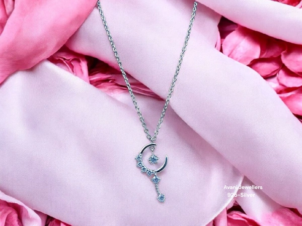 Silver Fancy Chain Pendant - 3.75, 18-Inch