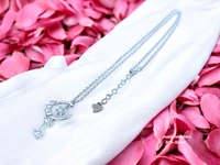 Silver Fancy Chain Pendant - 3.75, 18-Inch