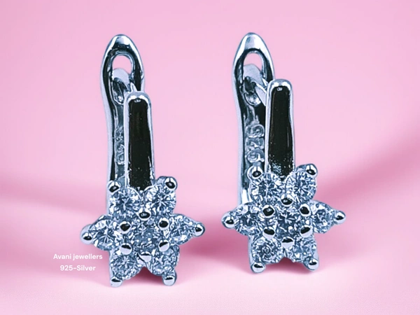 Silver Italian Fancy Earrings - 2.46