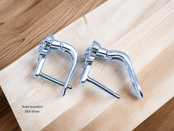 Silver Italian Fancy Earrings - 2.46