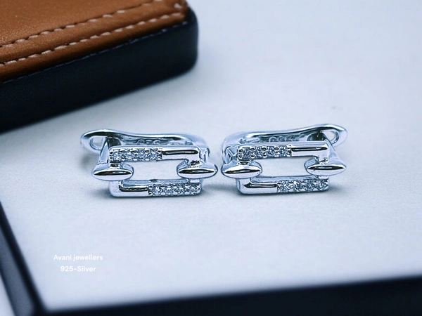 Silver Italian Fancy Earrings - 2.41