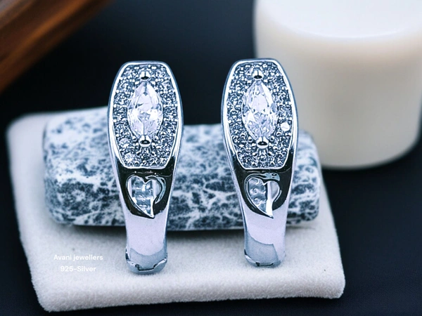 Silver Italian Fancy Earrings - 2.78