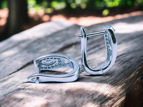 Silver Italian Fancy Earrings - 2.78