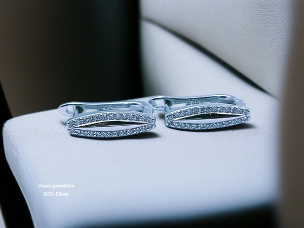 Silver Italian Fancy Earrings - 3.06