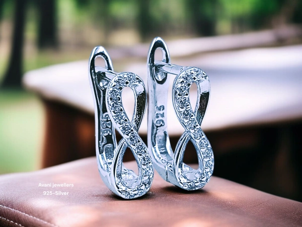 Silver Italian Fancy Earrings - 2.28