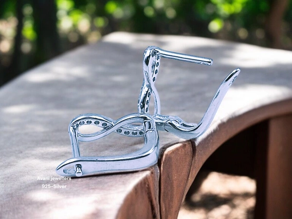 Silver Italian Fancy Earrings - 2.28