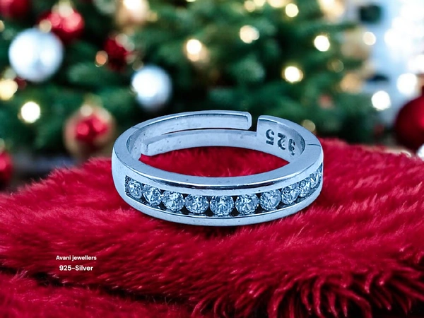 Silver Gents Bands - 4.71, Adjustable