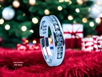 Silver Gents Bands - 4.06, Adjustable