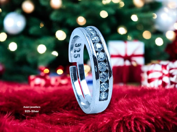 Silver Gents Bands - 4.06, Adjustable