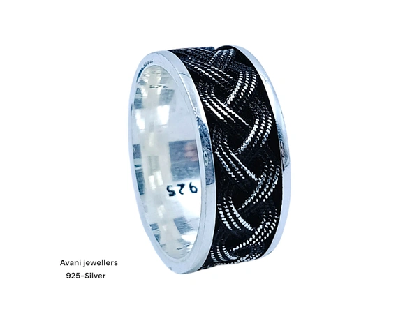 Silver Gents Bands - 7.33, 17