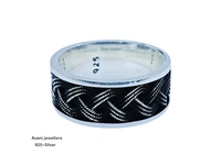 Silver Gents Bands - 7.33, 17