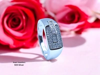 Silver Gents Fancy Rings - 5.25, 25
